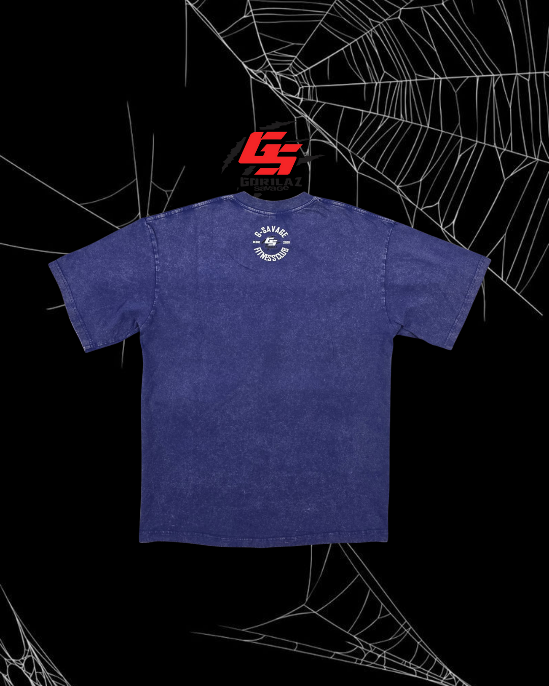 Playera Oversize Deslavada Gorilaz Savage